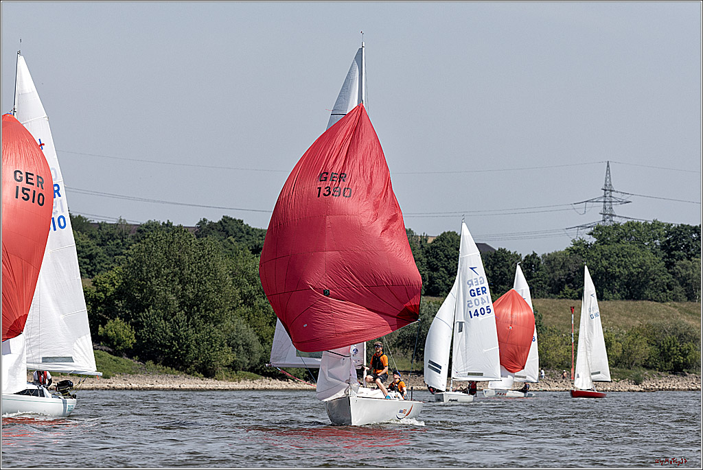 100 Jahre Rheinwoche 2022 - 4. Wettfahrt Duisburg - Wesel, 04.06.2022,